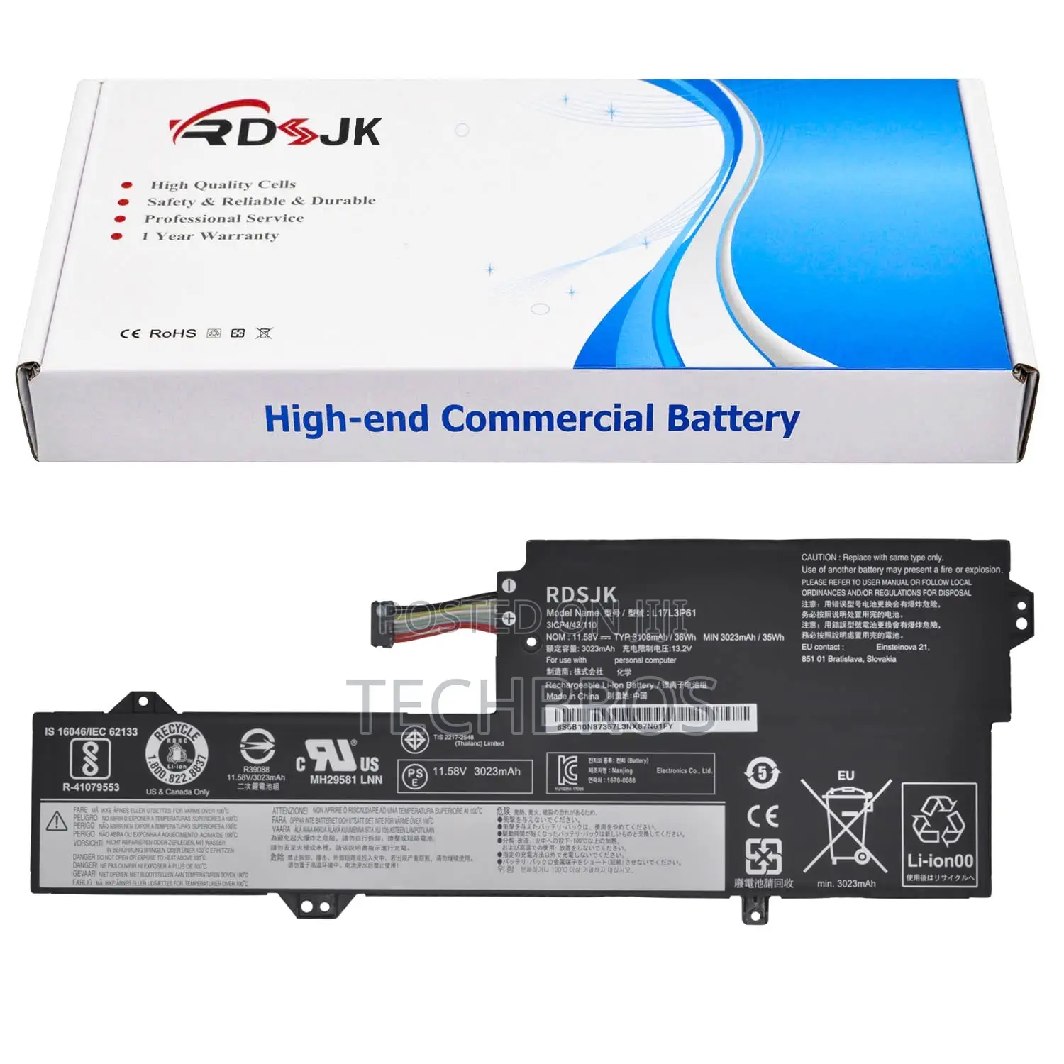 Original Lenovo Yoga 720 Battery-L17c3p61/L17m3p61/