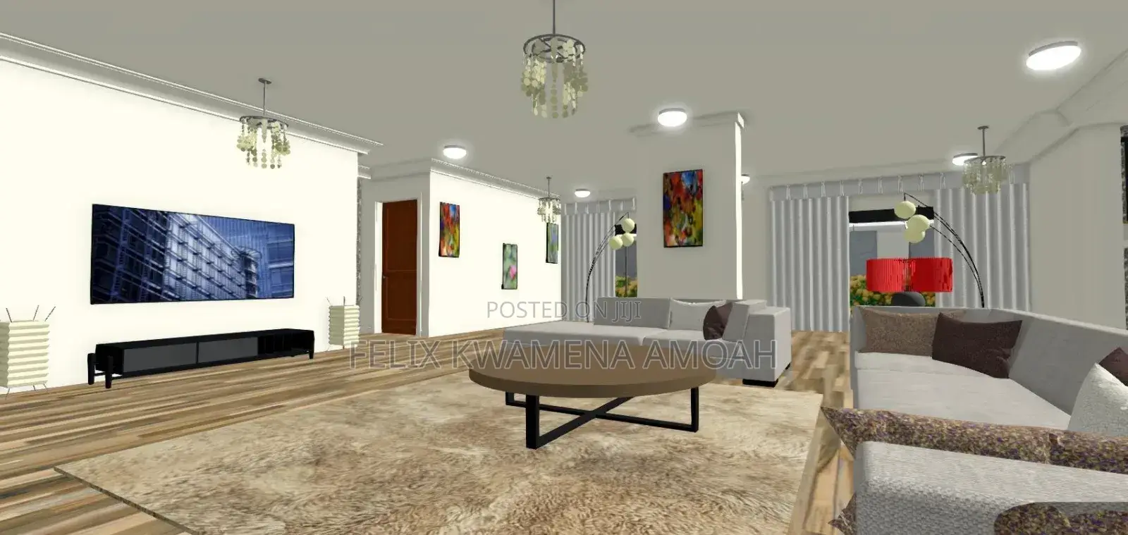 Town House Design Construction (Three -Bedroom)