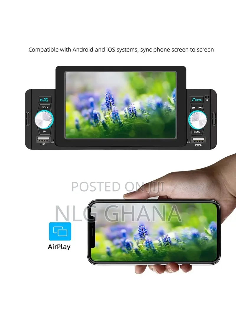 5inch Single Spindle Car Bluetooth Player MP5 MP4 Radio Audi