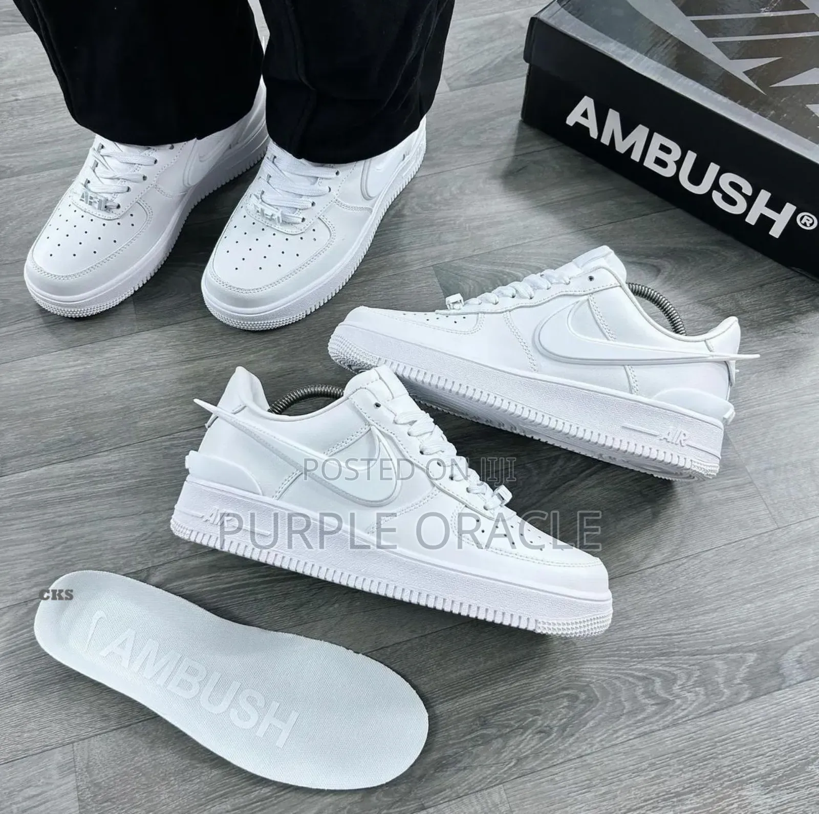 Nike Ambush White Sneakers for Modern Men