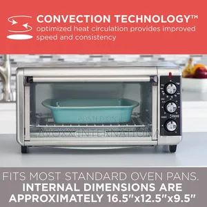 BLACK+DECKER 8-Slice Extra Wide Toaster Oven, 9"X13"