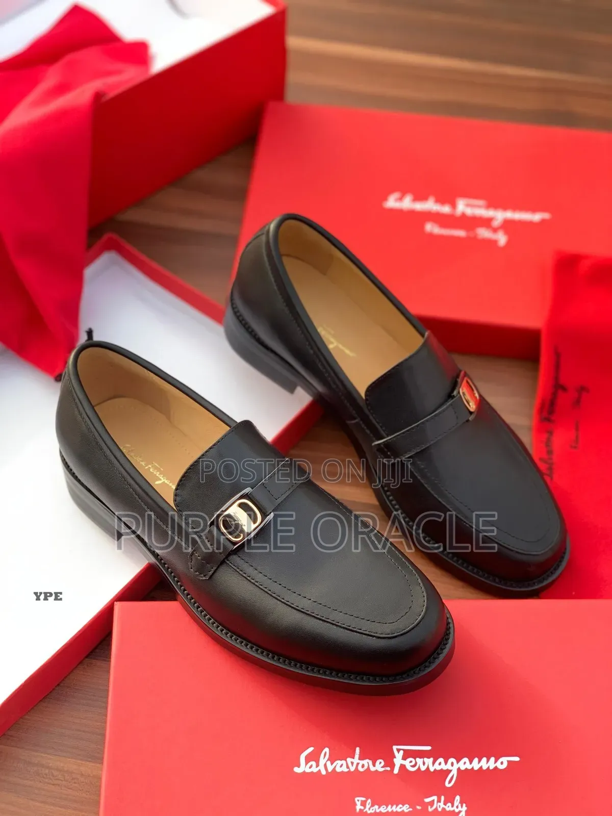 Salvatore Ferragamo Comfort Fit Leather Loafers for Men