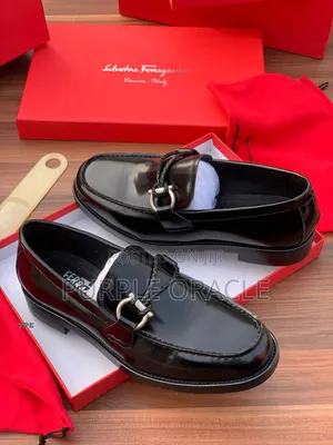 Salvatore Ferragamo Comfort Fit Leather Loafers for Men
