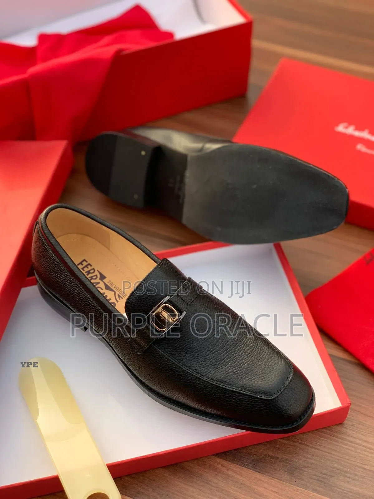 Salvatore Ferragamo Comfort Fit Leather Loafers for Men