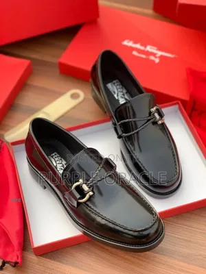Salvatore Ferragamo Comfort Fit Leather Loafers for Men