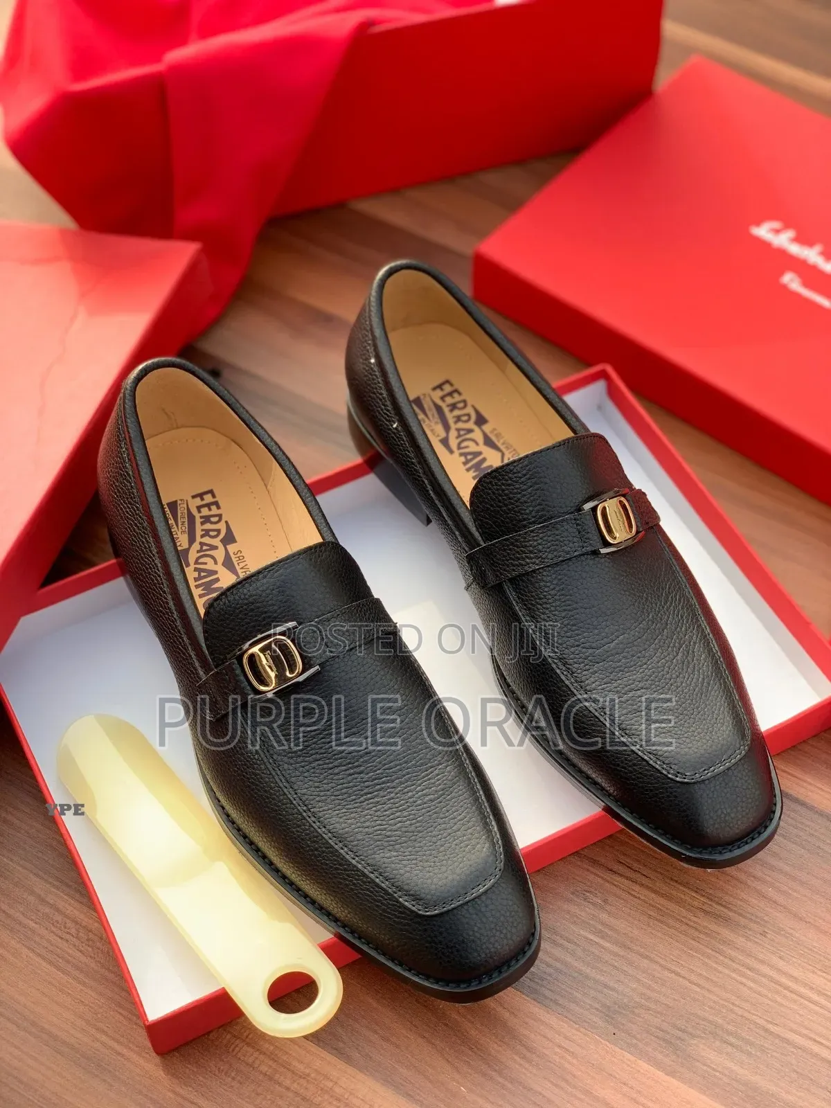 Salvatore Ferragamo Comfort Fit Leather Loafers for Men