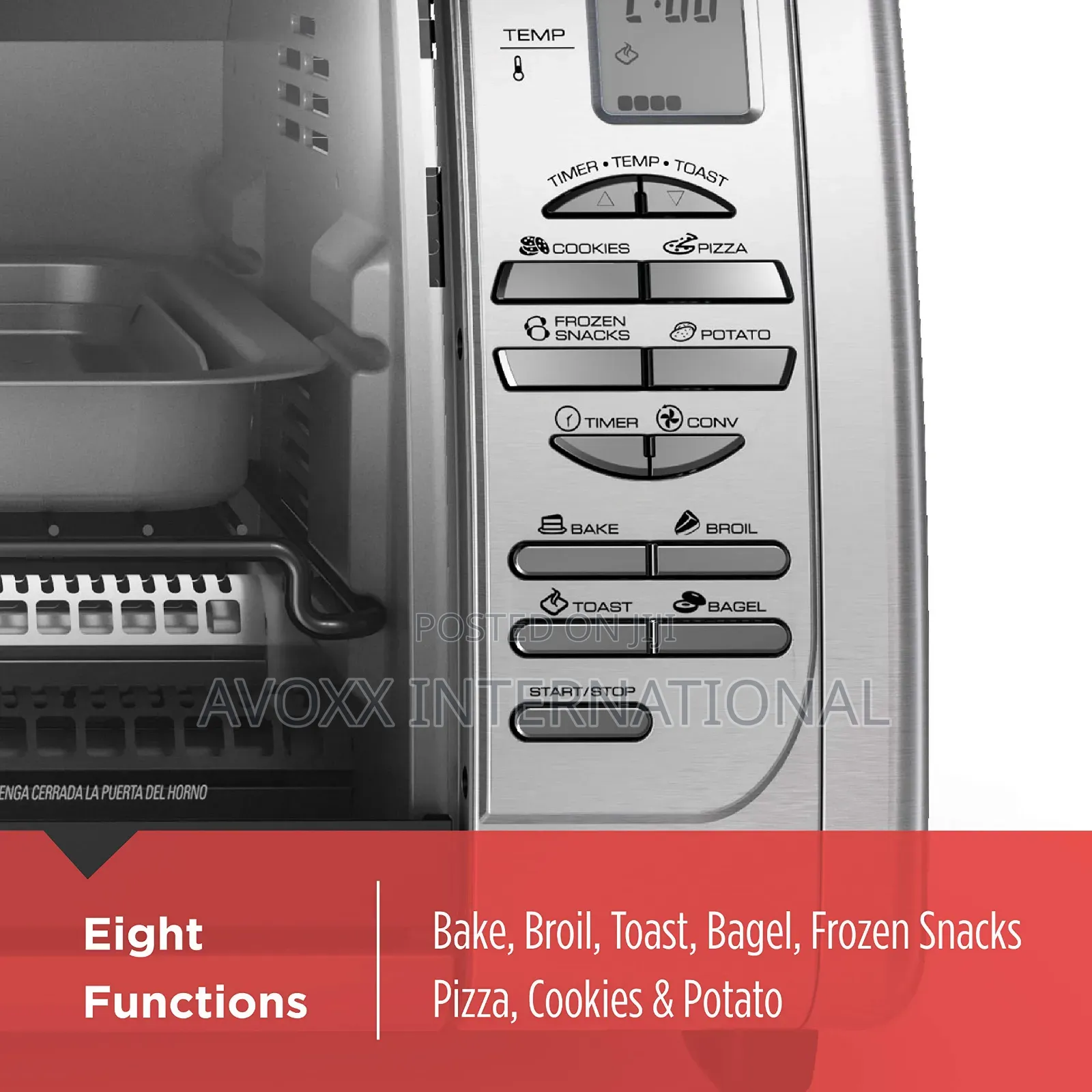 Countertop Oven,8 One-Touch ,Stainless Steel/ CTO6335S