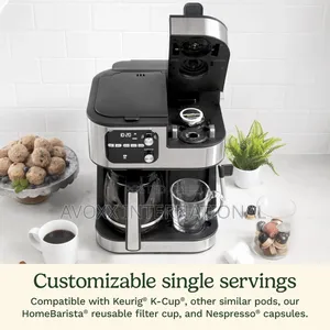 Cuisinart Barista Bar 4-in-1 Coffee Machine, 12-Cup SS-4N1