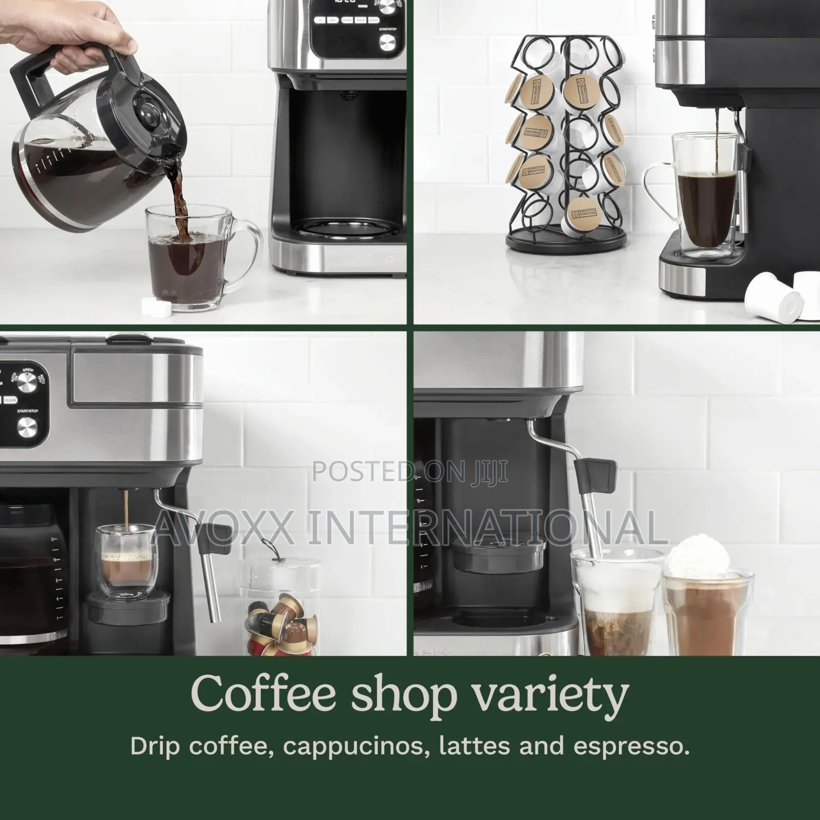Cuisinart Barista Bar 4-in-1 Coffee Machine, 12-Cup SS-4N1
