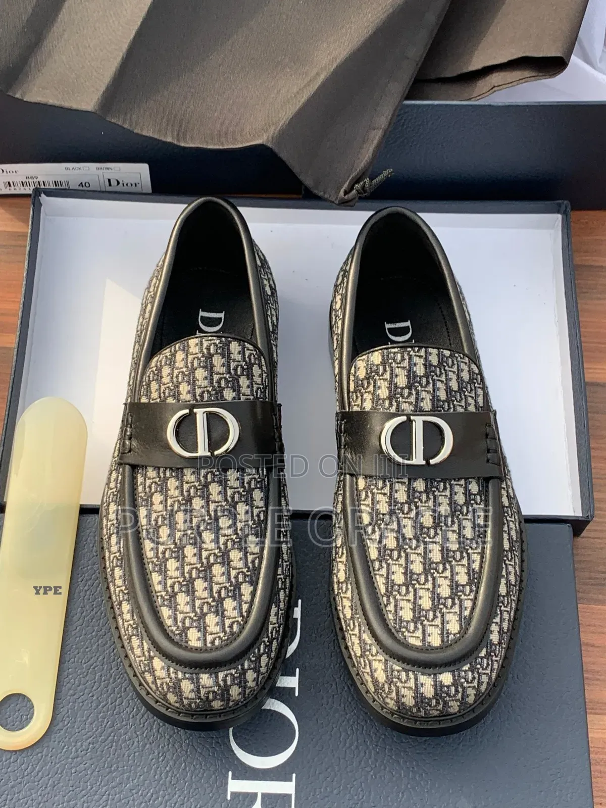 Christian Dior Versatile Men's Dress Loafers