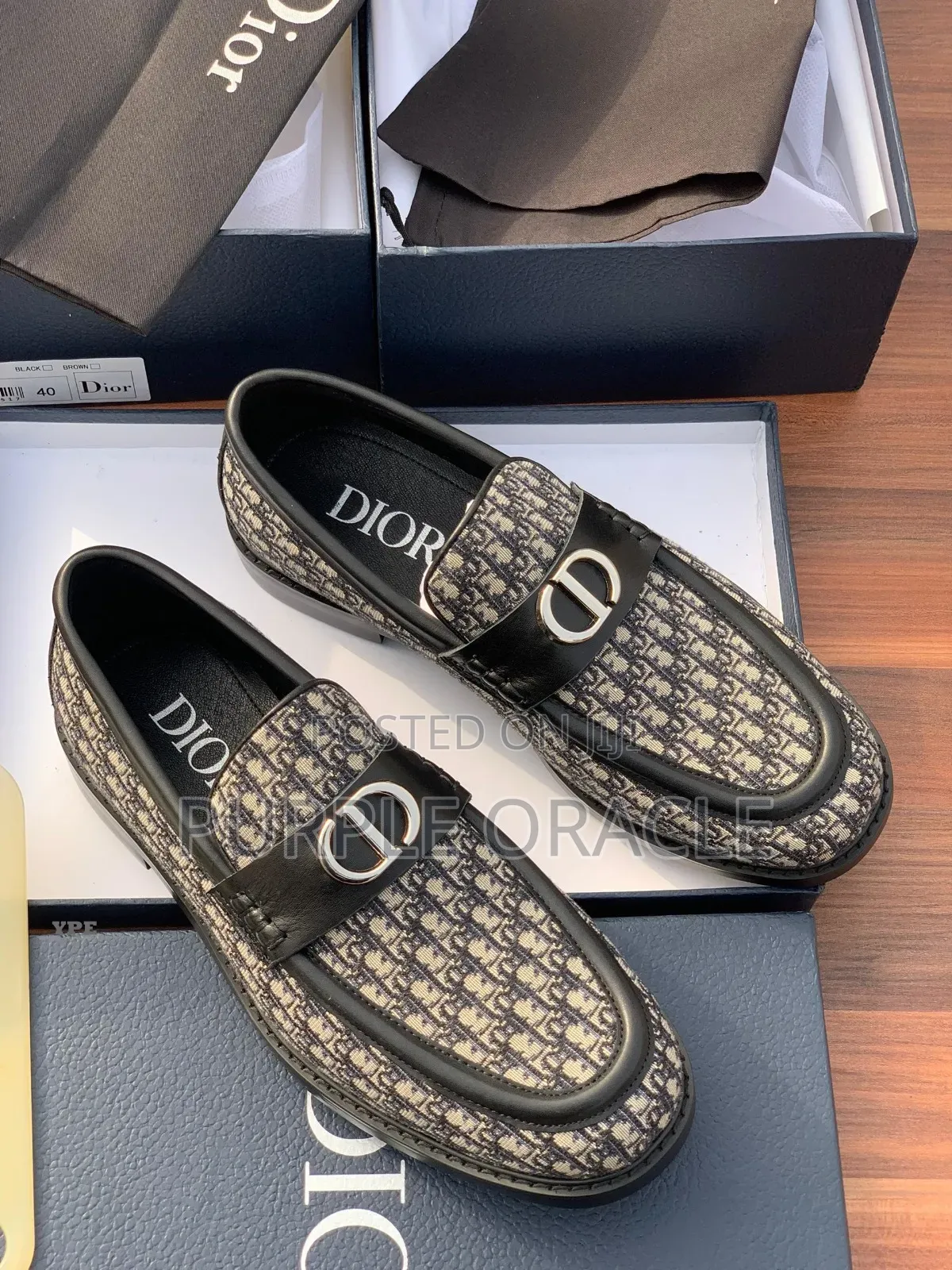 Christian Dior Versatile Men's Dress Loafers