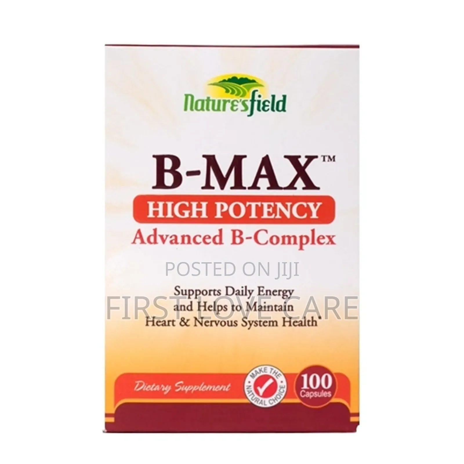 Nature's Field Vitamin B Complex B Max