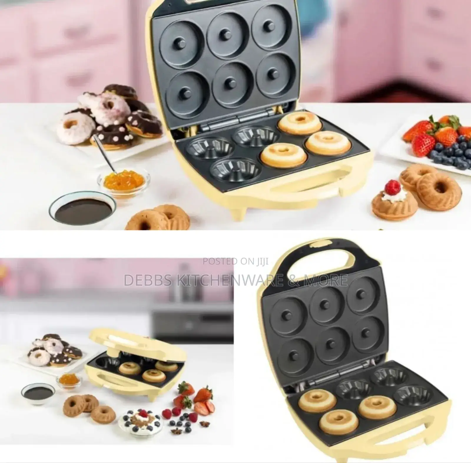 6 Slots Bestron Doughnut and Cup Cake Maker