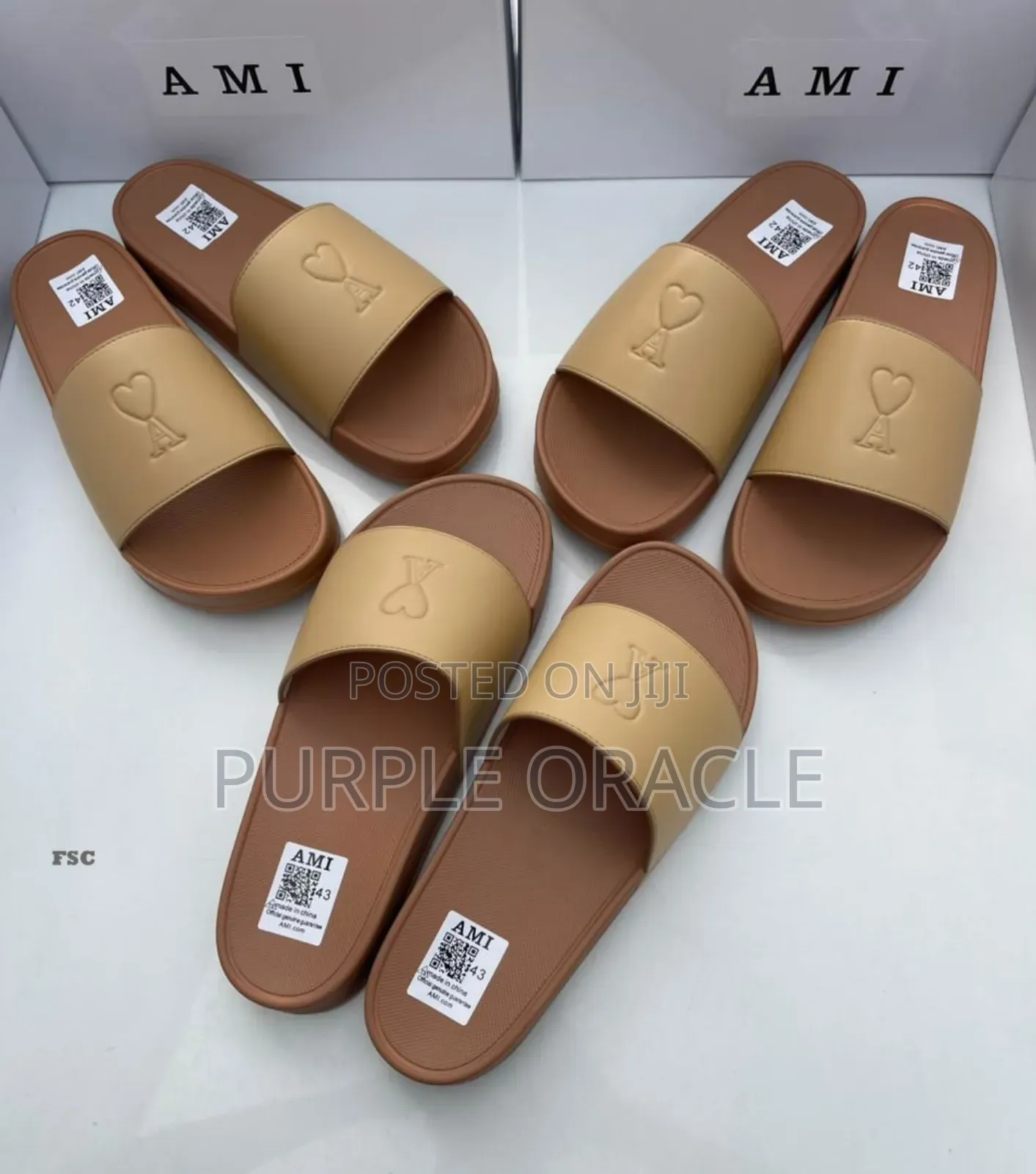 Ami Everyday Casual Slides for Gentlemen