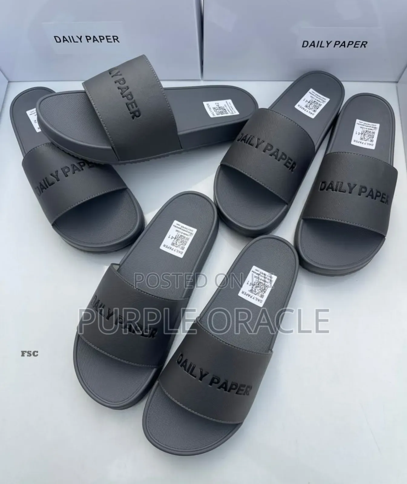 Daily Paper Comfortable Slides for Gentlemen