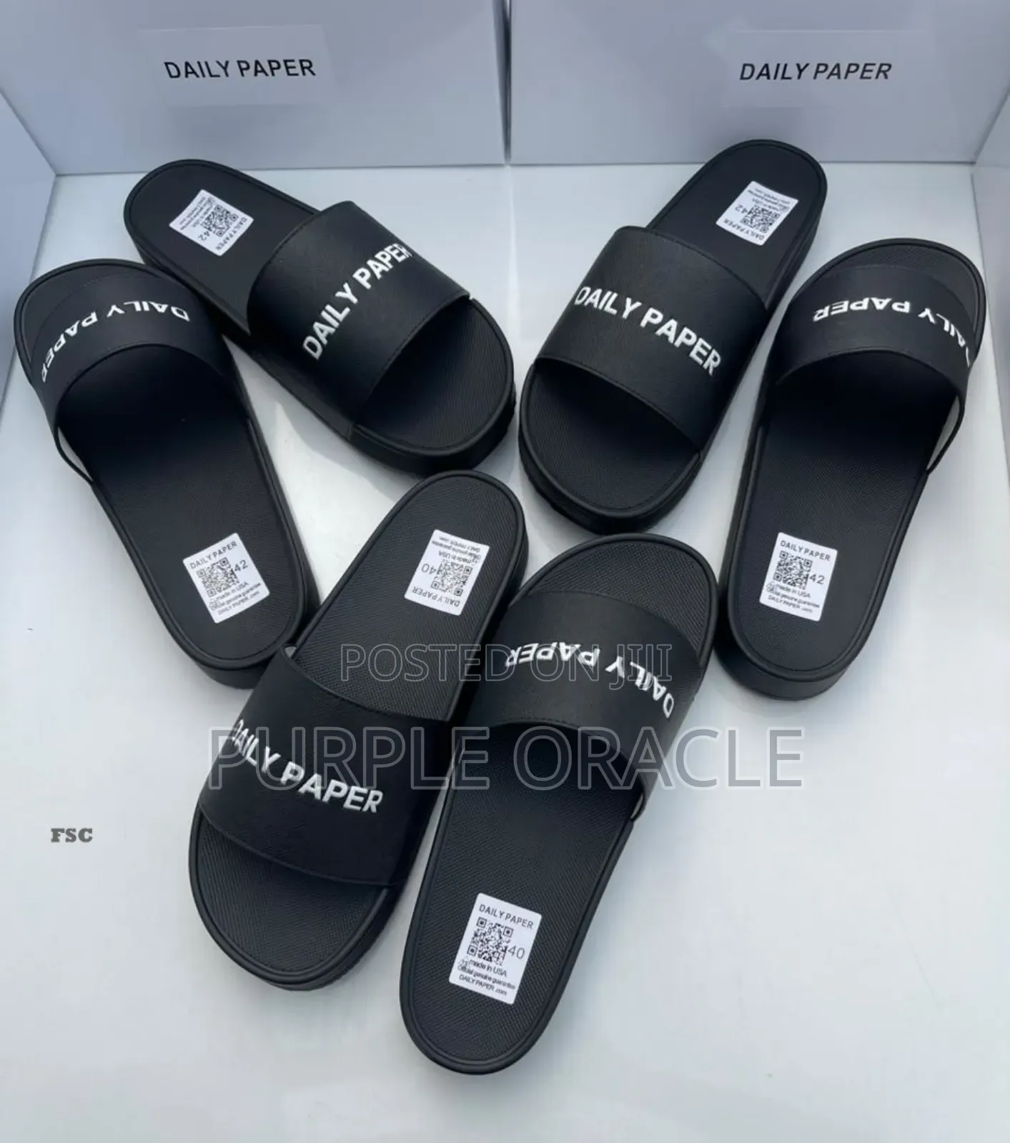 Daily Paper Comfortable Slides for Gentlemen