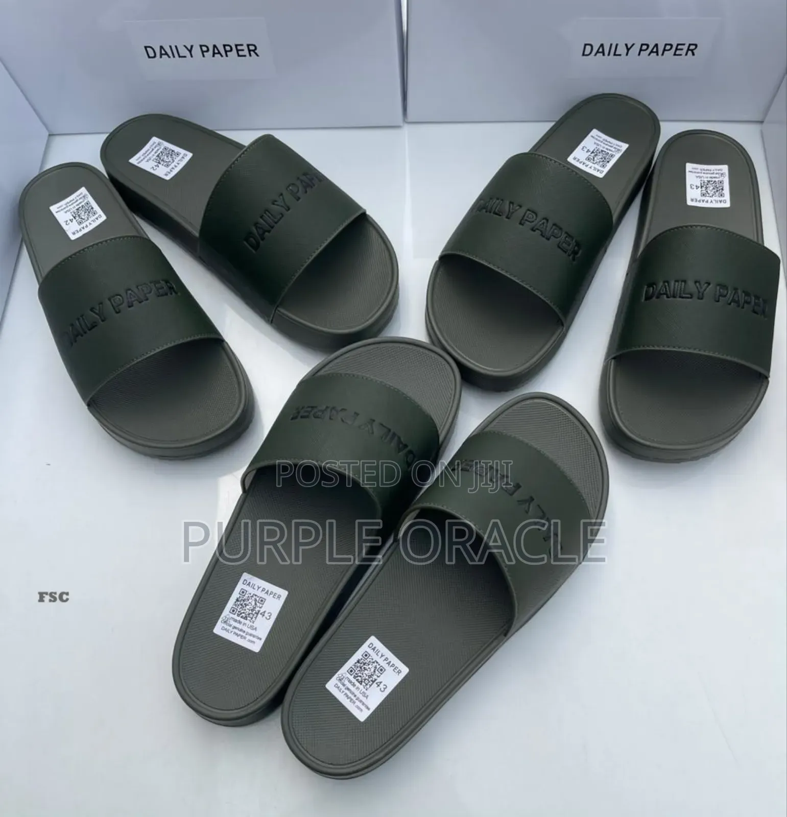 Daily Paper Comfortable Slides for Gentlemen