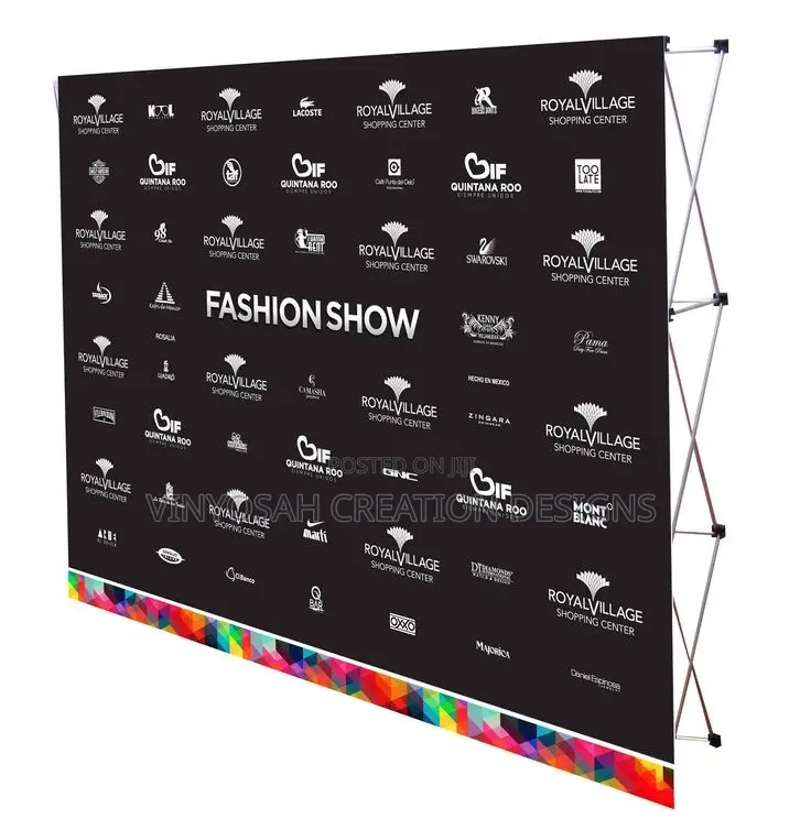 Foldable Backdrop Machine With Print