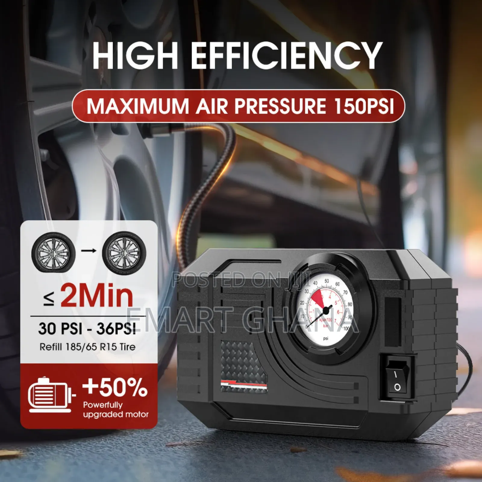 Car Air Compressor 12V Portable Electric Car Tyre Inflator
