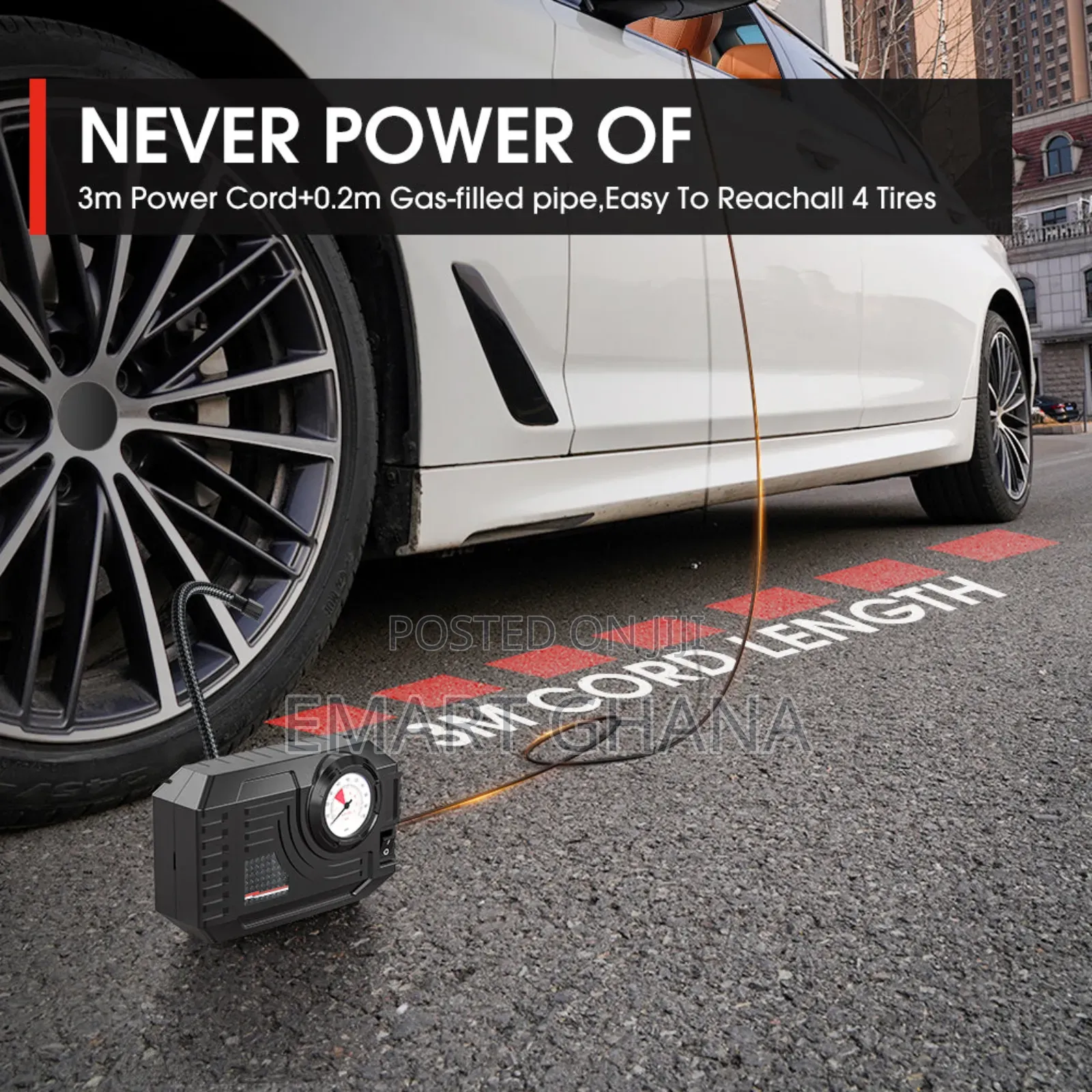 Car Air Compressor 12V Portable Electric Car Tyre Inflator