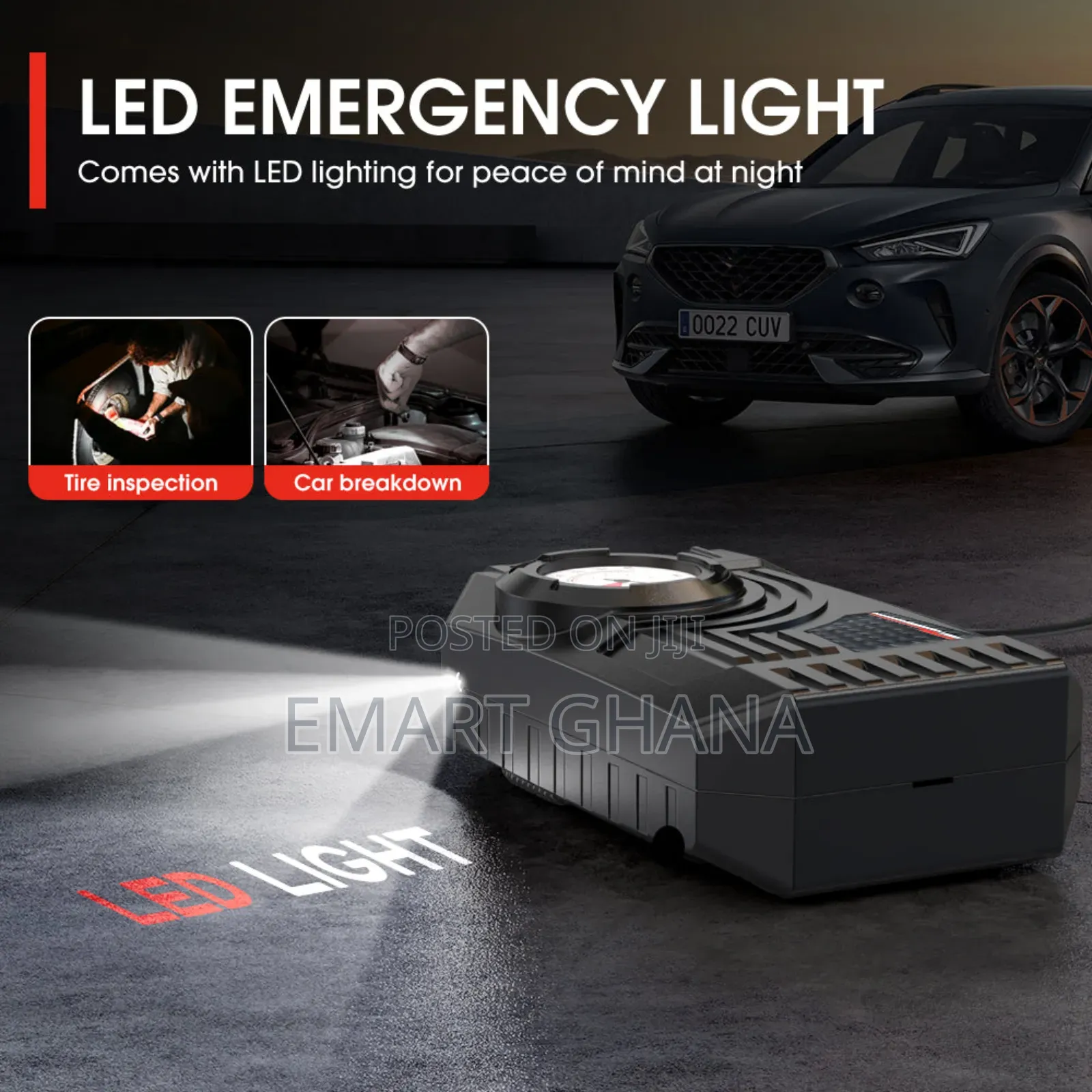 Car Air Compressor 12V Portable Electric Car Tyre Inflator