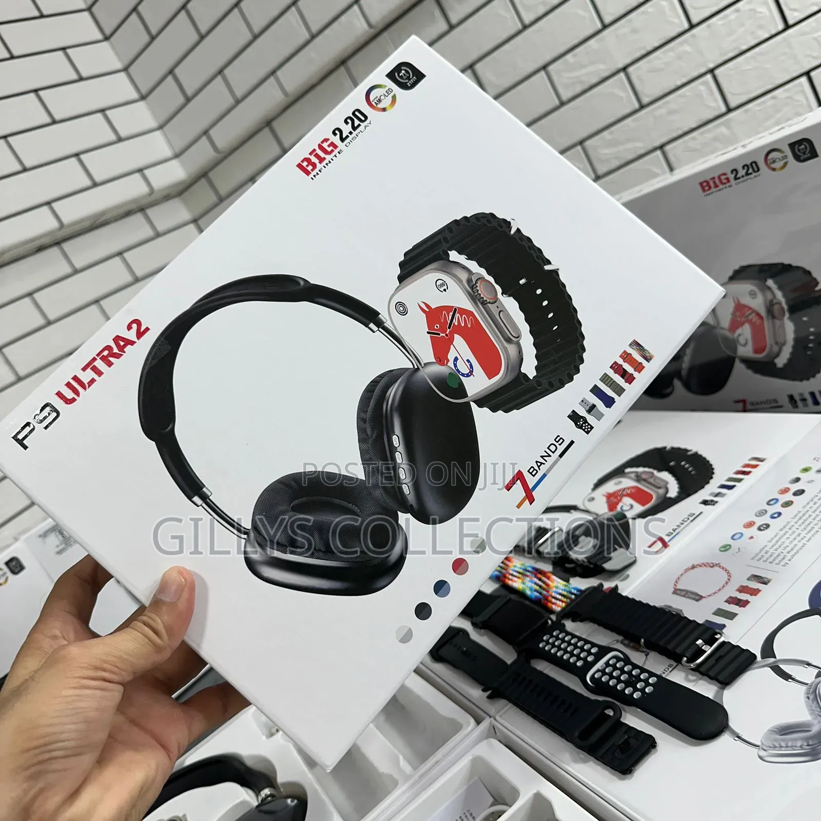 Smart Watch With Headphone Combo