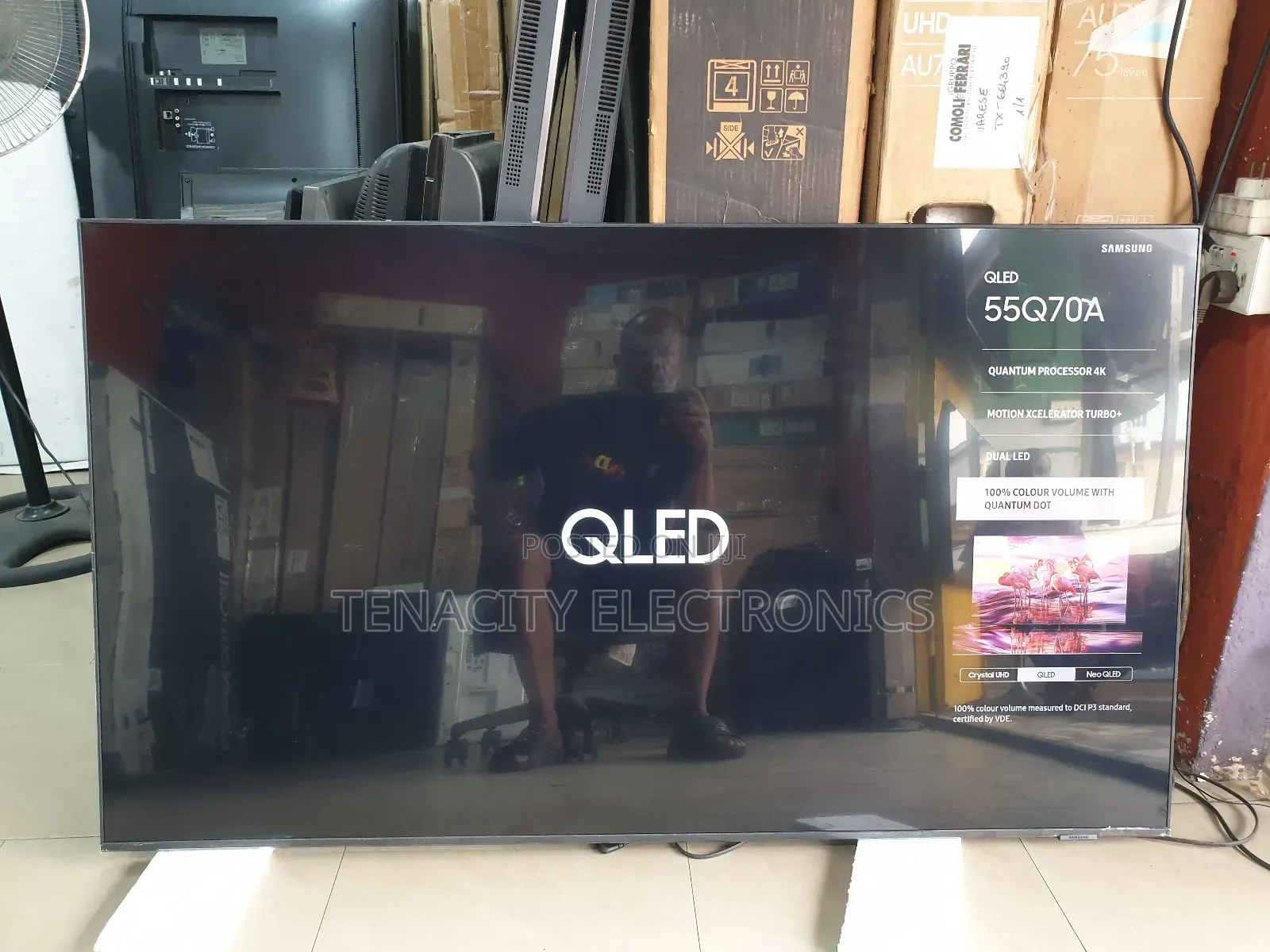 55"Airslim Qled Samsung Uhd HDR Smart Satellite Tv