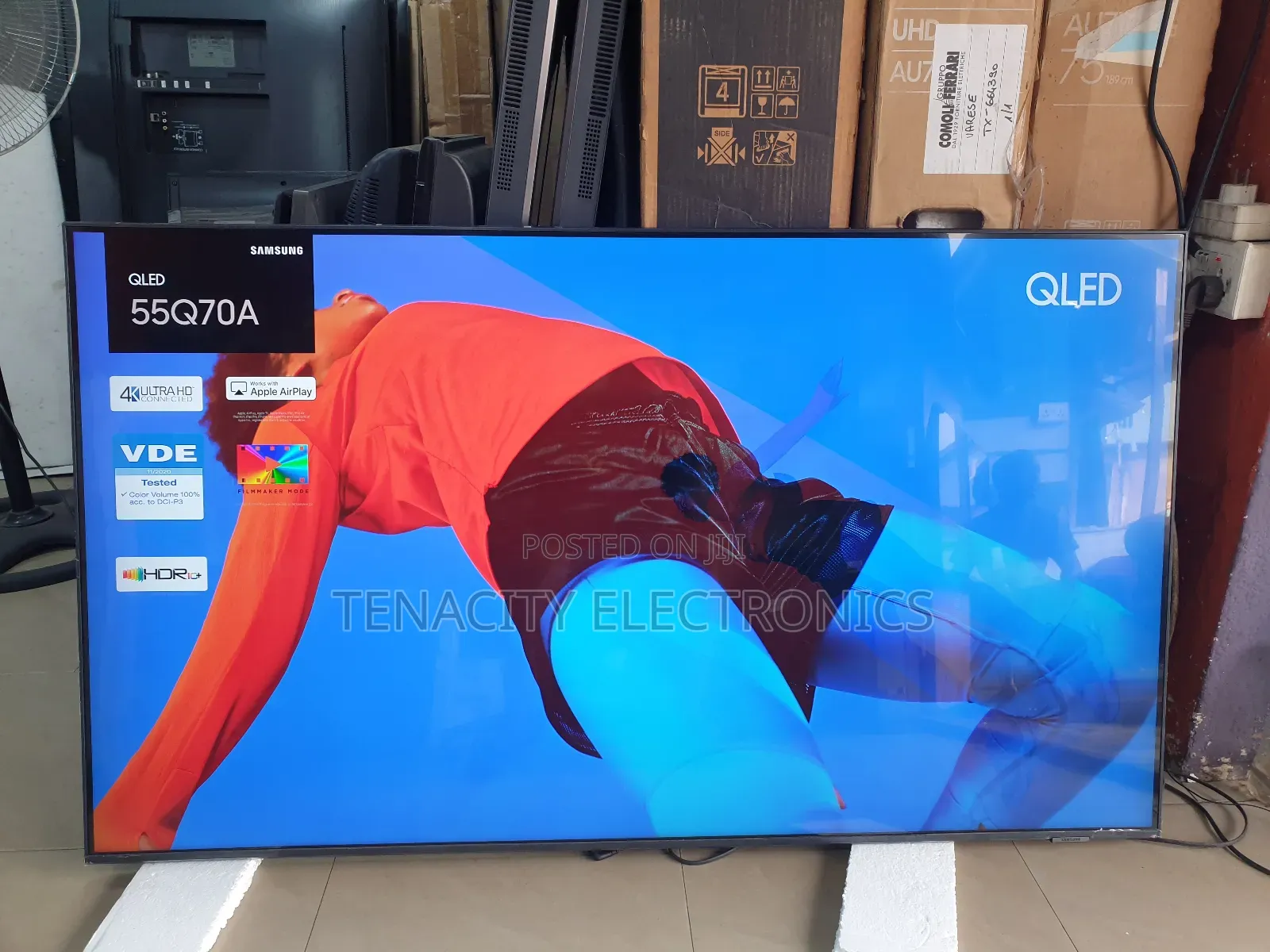 55"Airslim Qled Samsung Uhd HDR Smart Satellite Tv