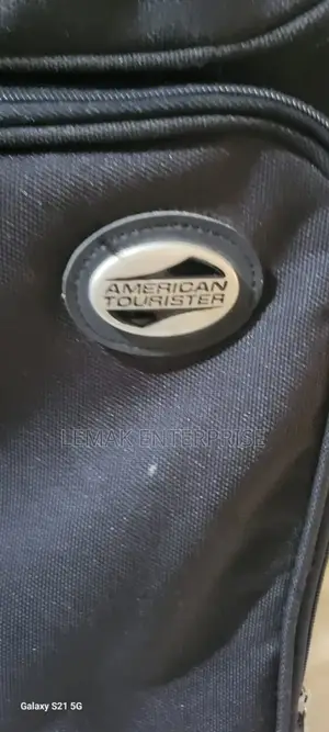 American Tourist Black Color Small Size Traveling Suitcase