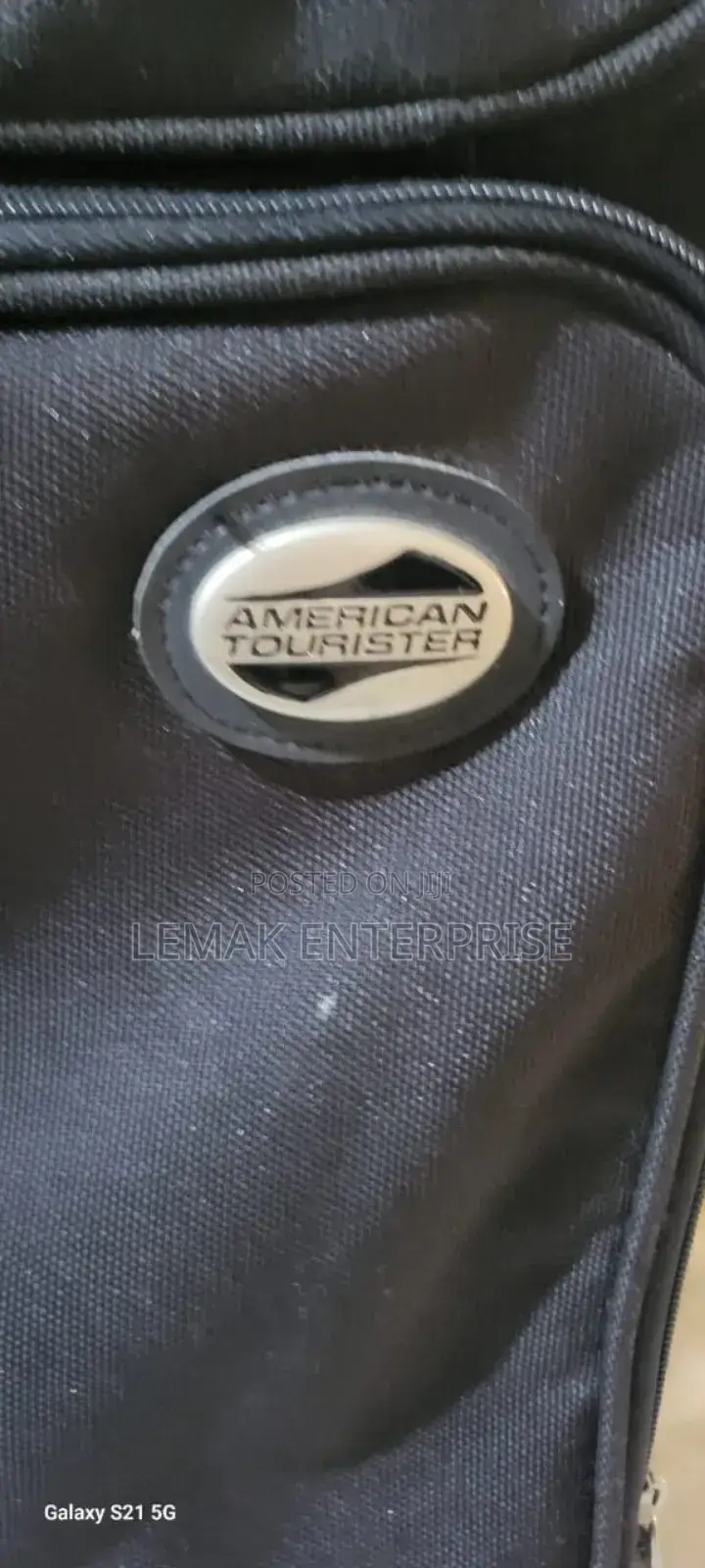 American Tourist Black Color Small Size Traveling Suitcase