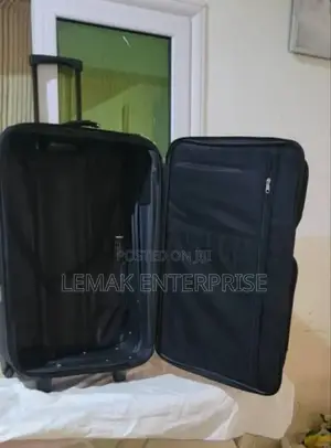 American Truck Case Black Large Size Traveling Suitcase