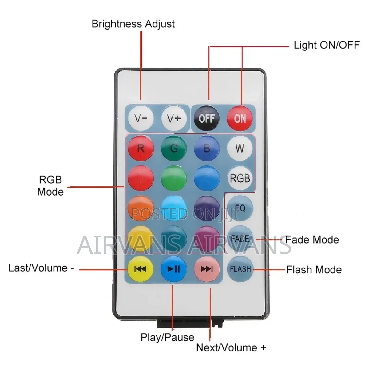 UFO Light Lampara RGB Musical (48 Watts)