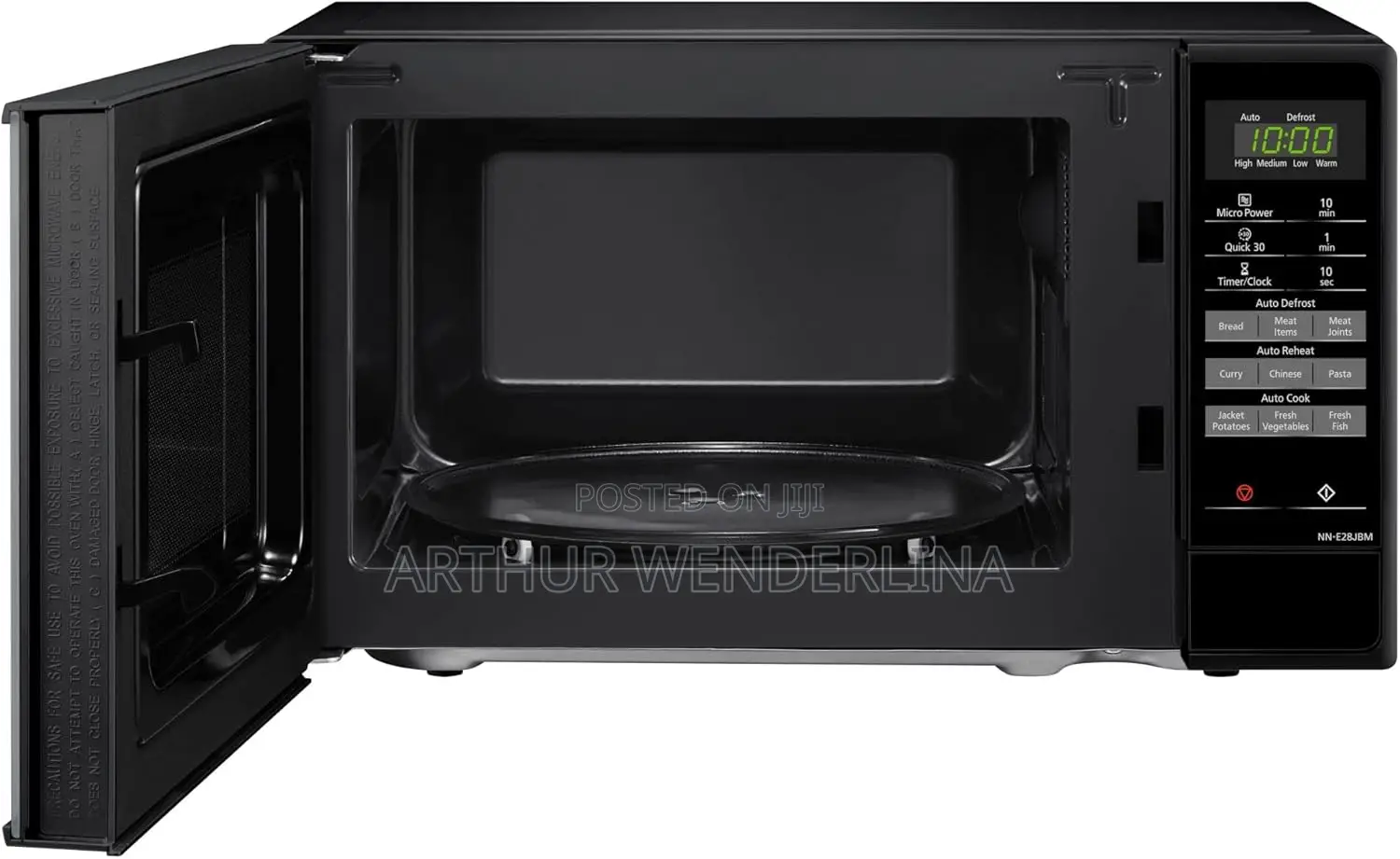 Panasonic 800W Standard 20L Microwave NN-E28JBMBPQ - Black