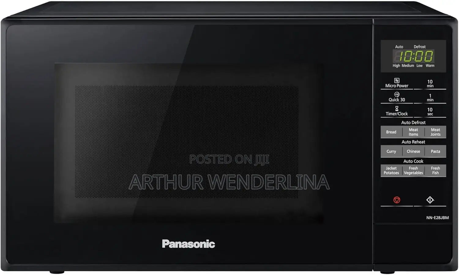 Panasonic 800W Standard 20L Microwave NN-E28JBMBPQ - Black