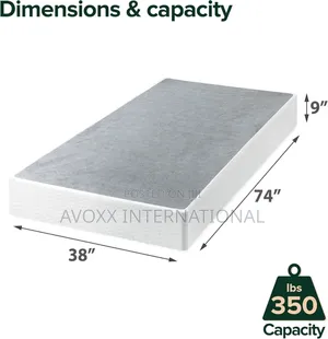 ZINUS 9" Metal Smart Box Spring / Mattress Foundation /Twin
