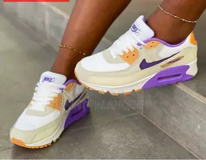 Nike Airmax 90 GS White Leather
