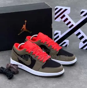 Nike Jordan One Low Black Olivi
