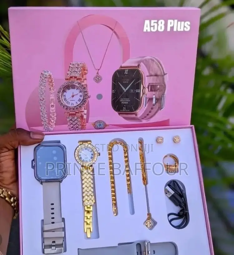 Smart Watch / Gift Set / A58 Plus / Valentine’S Gift