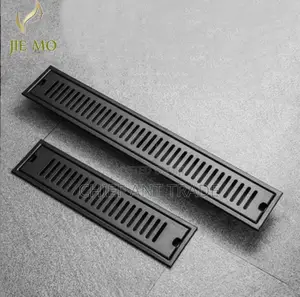Black Floor Drainer. 40cm DLT-40