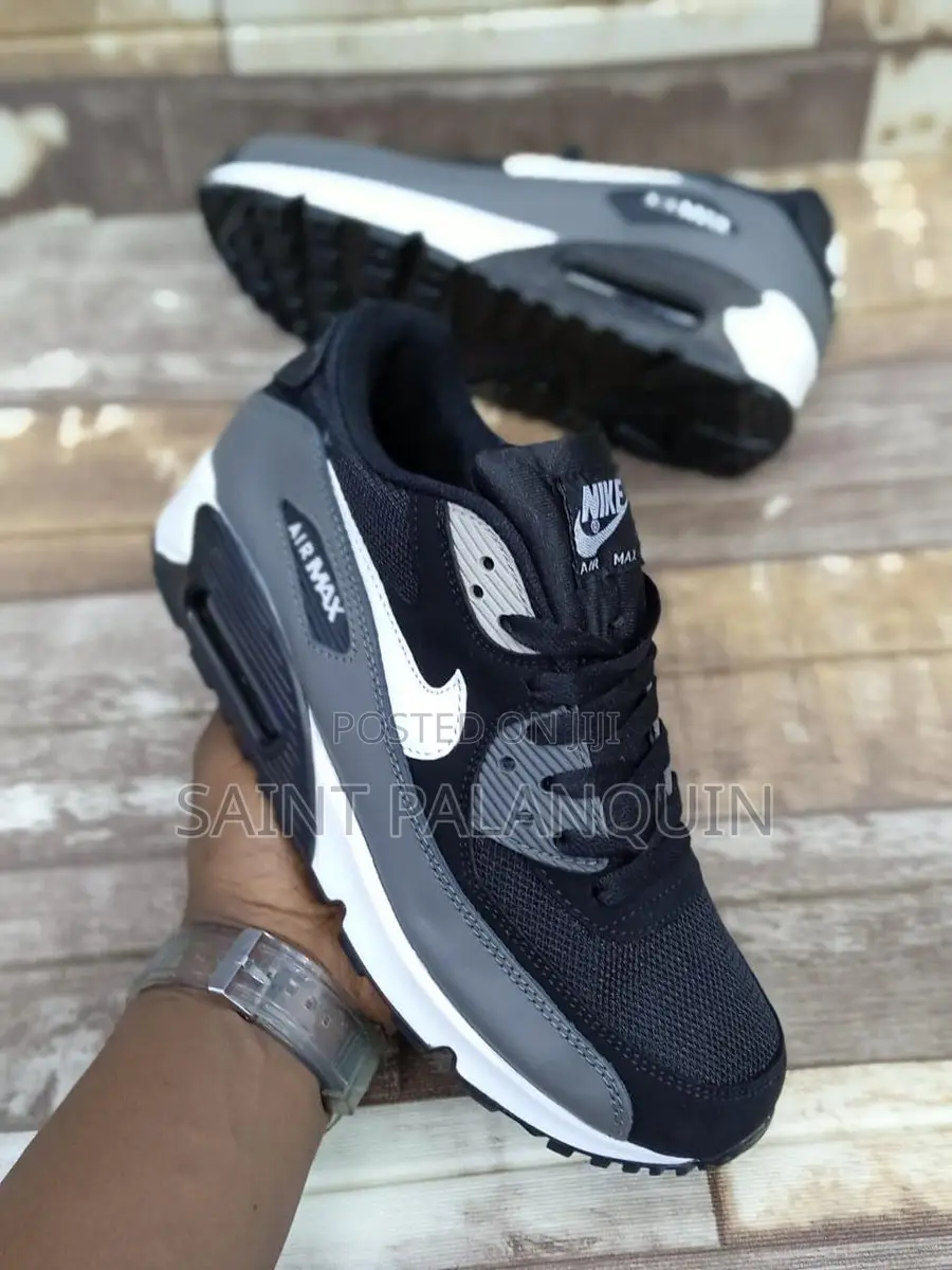 Canv Black and White Nike Airmax 90