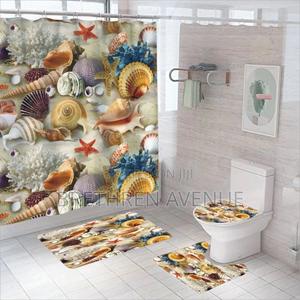 4pcs Beach Shells Shower Curtains Set in Accra Metropolitan - Home ...