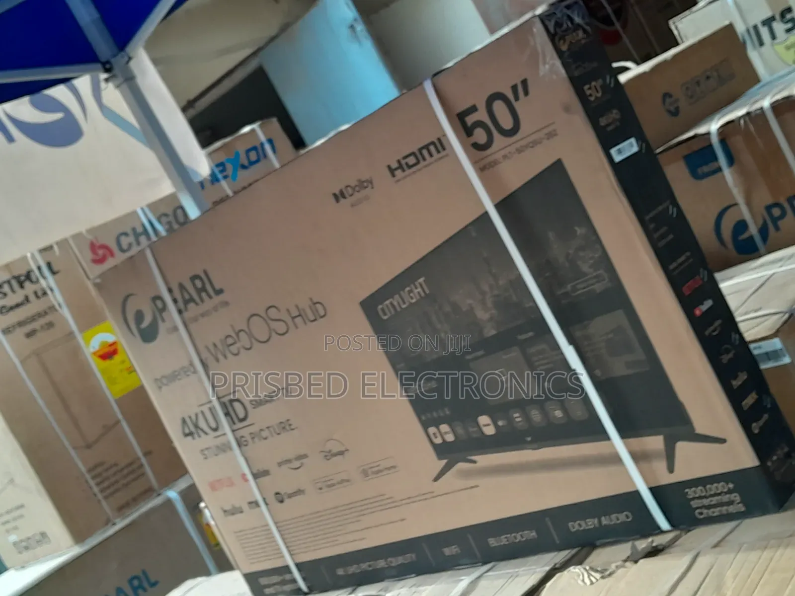 Pearl 50" Durable Smart TV Uhd 