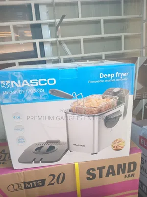 Nasco 4L 3000W Deep Fryer Stainless Steel Housing DF7703-GS