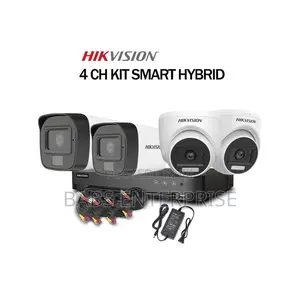 Hikvision 4CH Kit Smart Hybrid Light HD Surveillance Kit
