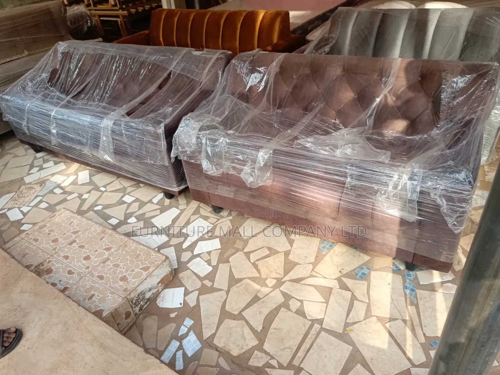 Mature Colored Sofa Set 3 Plus 2  . Free Delivery