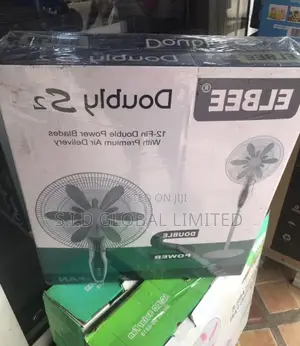 Breezy Solutions With 16′′ 12-Blade Stand Fan -Doubly S2