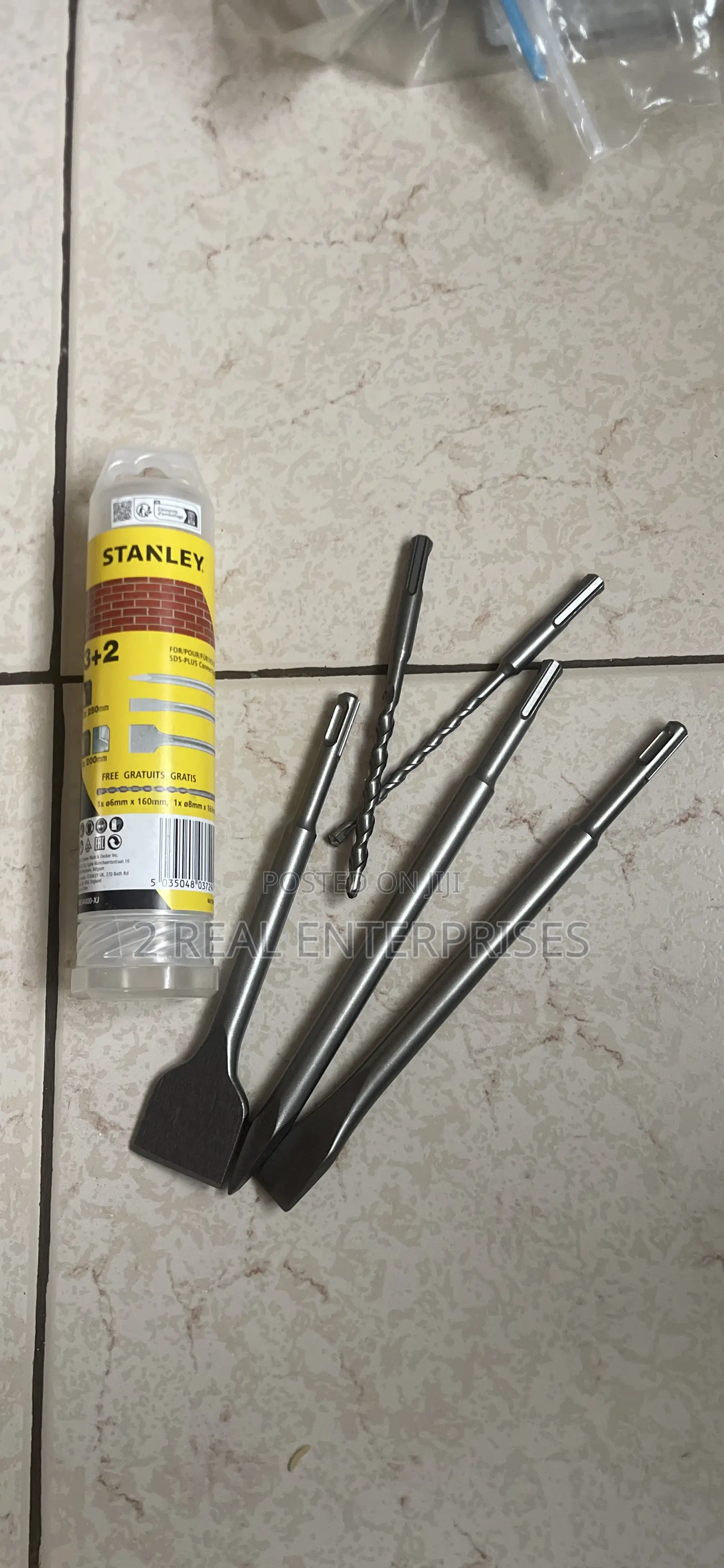 Stanley SDS-Plus Chisel and Bit Set (5 Pc) Sta54400