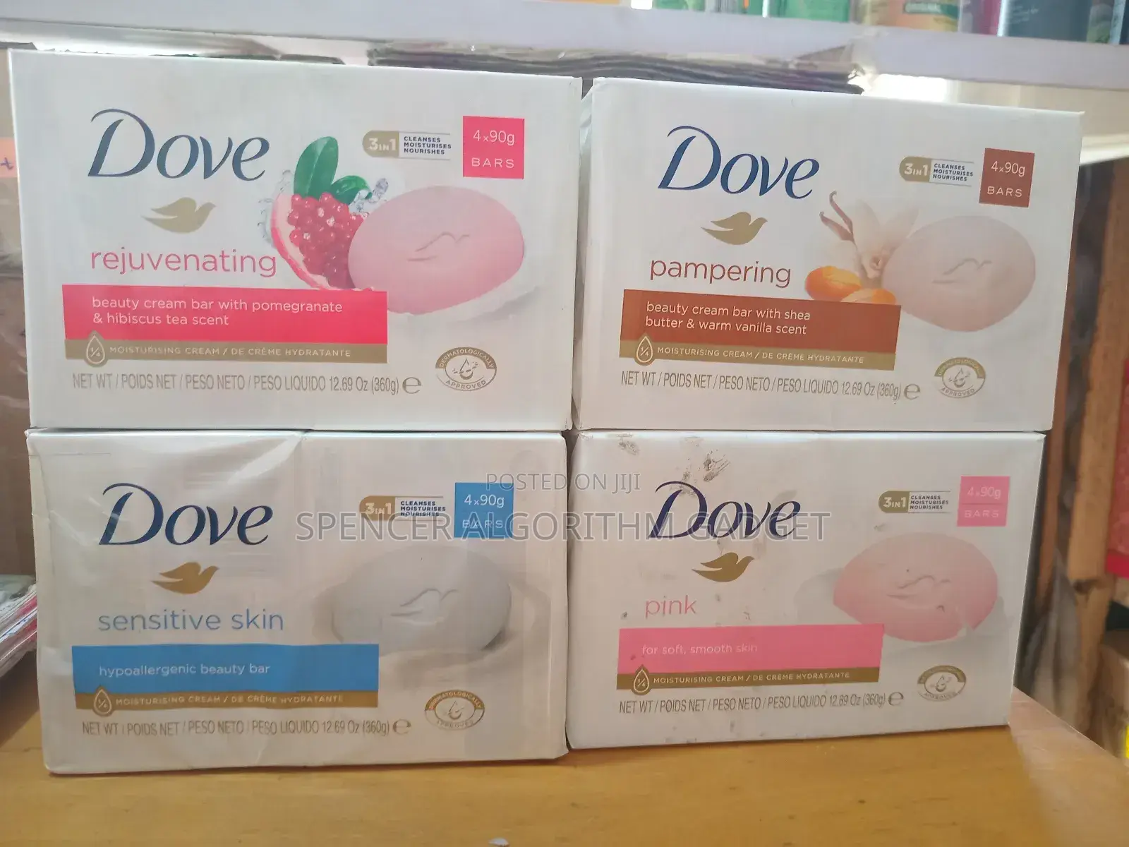Dove Care/Dove Men + Care Bar Soap (4pcs in a Pack for 80gh)