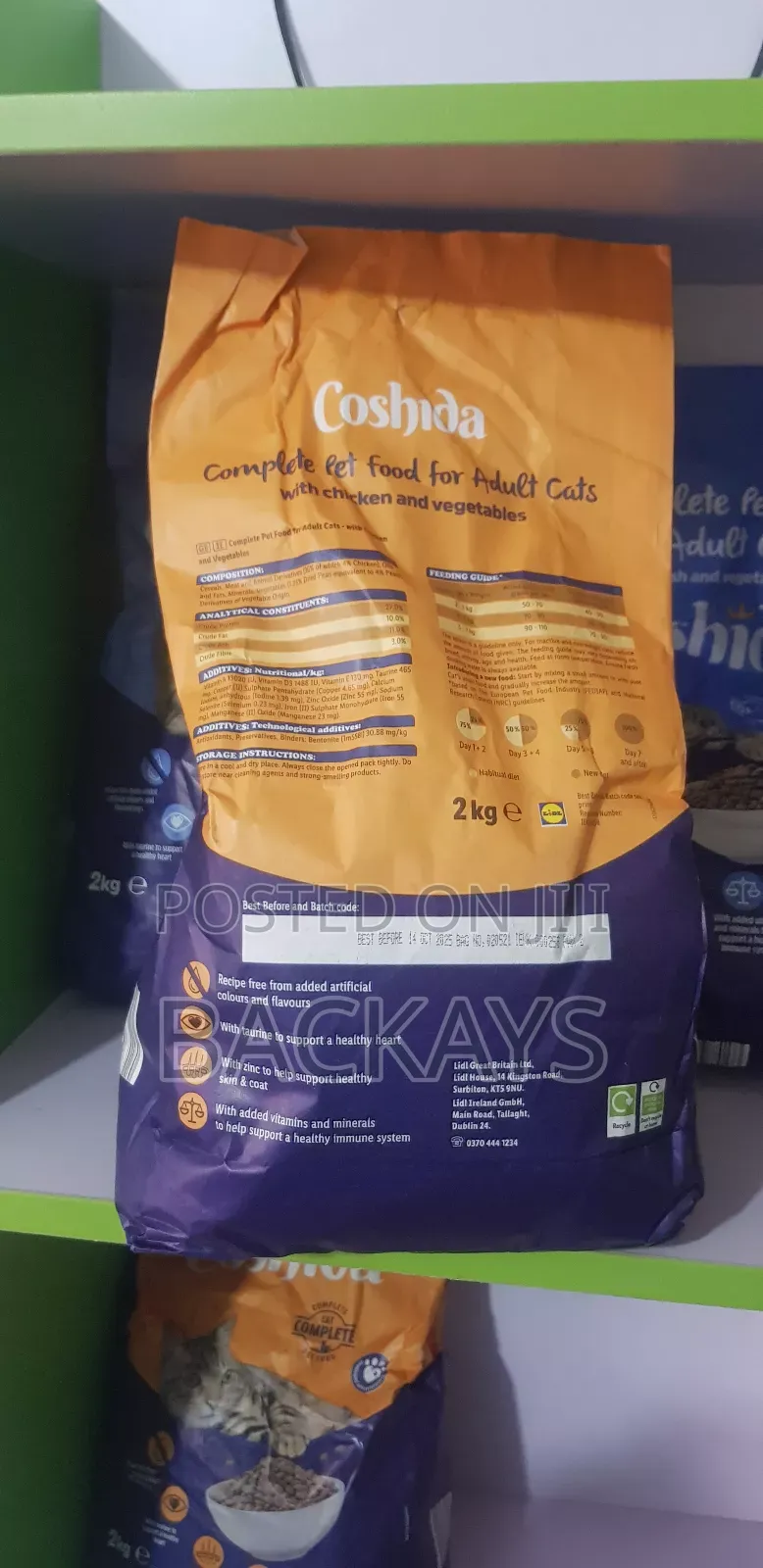 Highly Nutritious Coshida Cat Food for All Cat Types