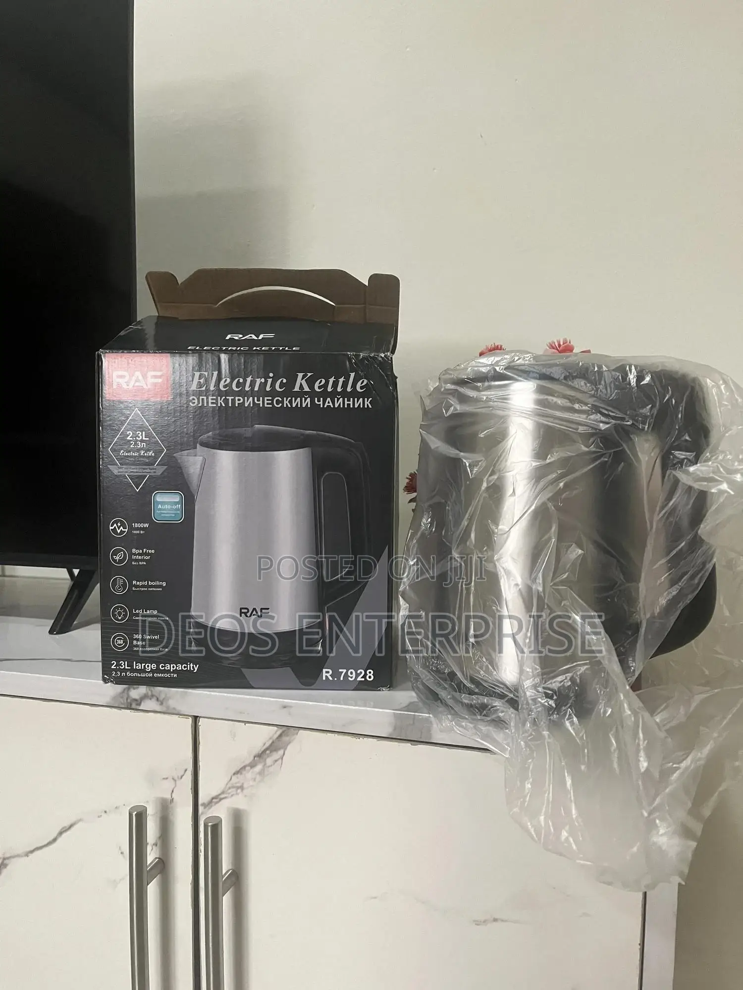 1800watt RAF Electric 2.3L Kettle
